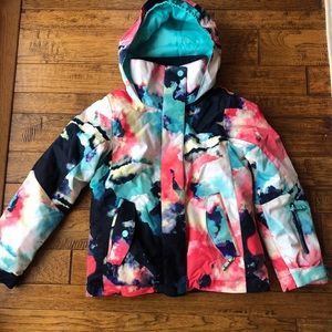 Roxy snow ski coat jacket girls size 8